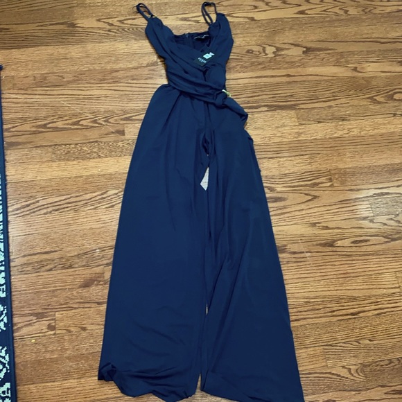 Guess Pants - Guess Navy Blue Jumpsuit
